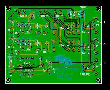 【チャージャー3号制作記】PCB基板を作成してみた